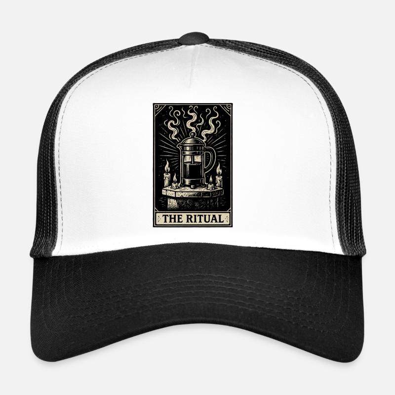 The Ritual – Coffee Tarot Altar Design Trucker Cap