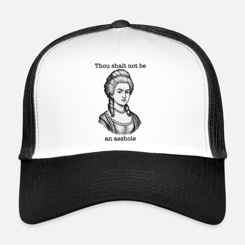 C’est simple : ne sois pas un connard Casquette trucker 
