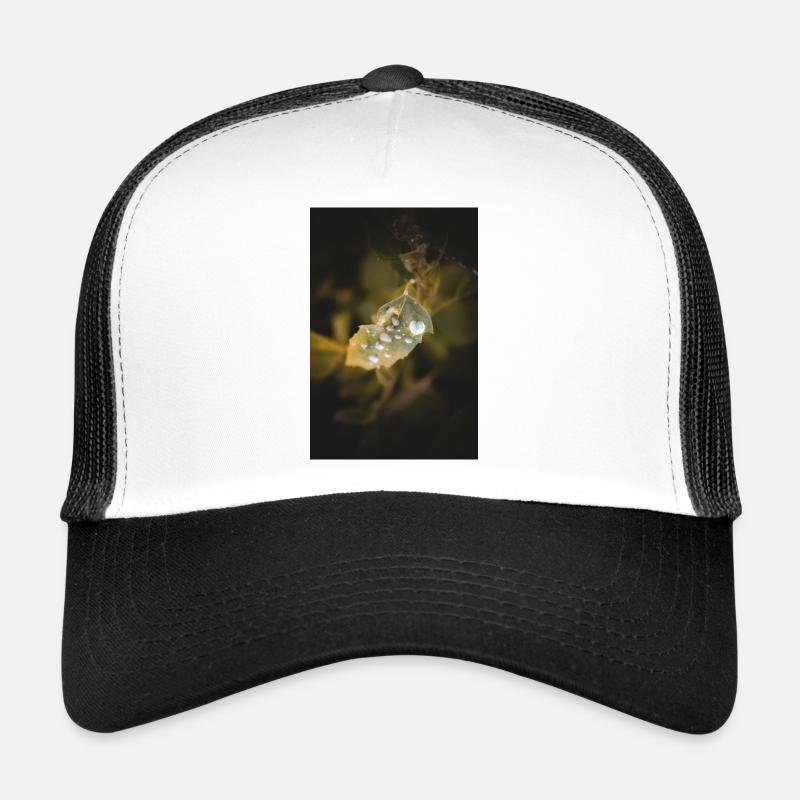 Leaf Water Drops Trucker Cap