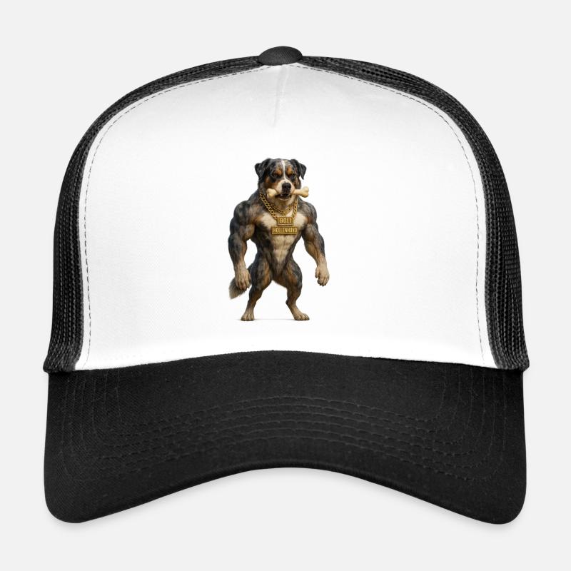 Boli - The Hellhound - Trucker Cap - white/black