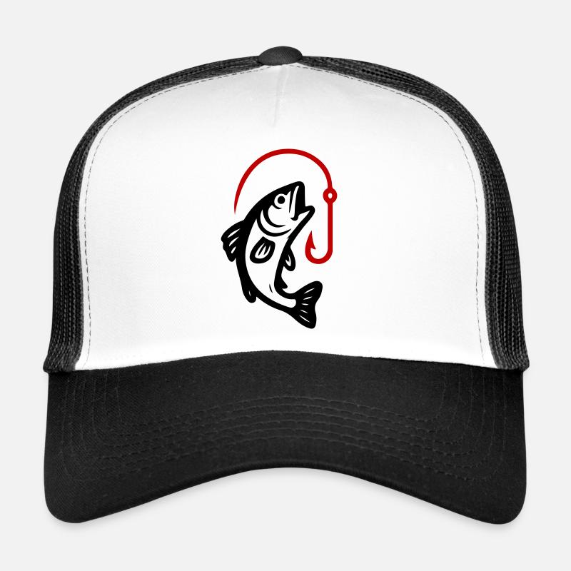 Fish Pike Fish Hook Trucker Cap