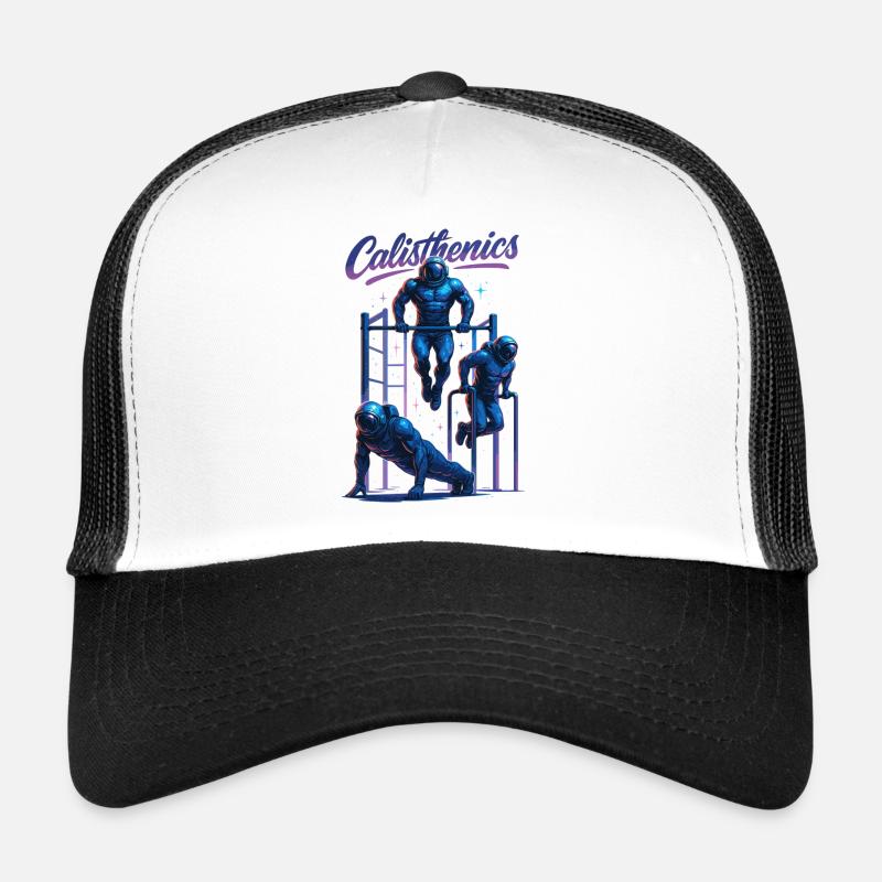 Calisthenics Astronauten Dips Liegestütze Geschenk Trucker Cap