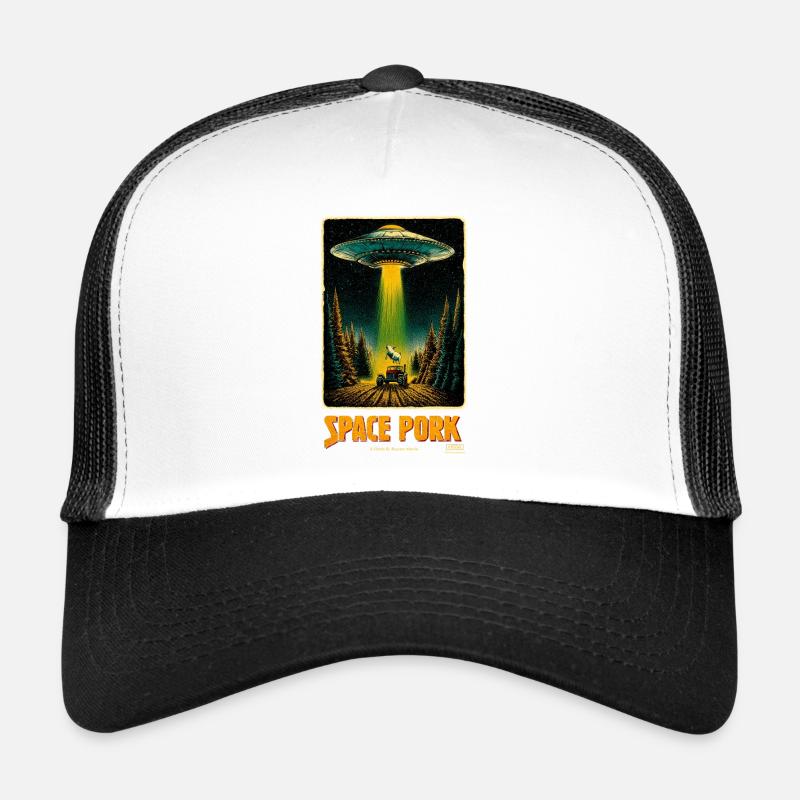 Space Pork - Trucker Cap - Weiß/Schwarz