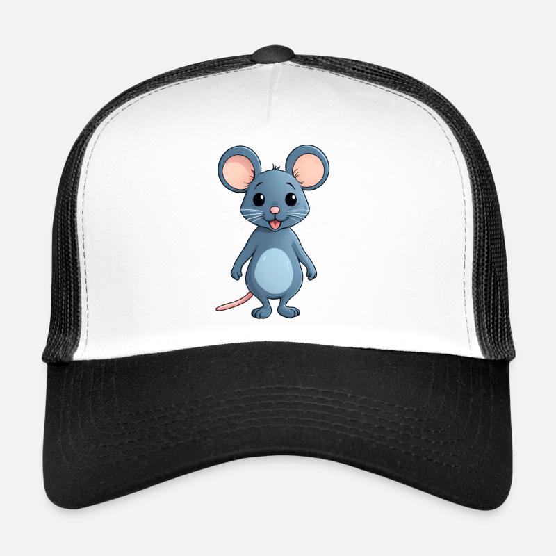 Cute Little Comic Style Mouse Mice Trucker Cap