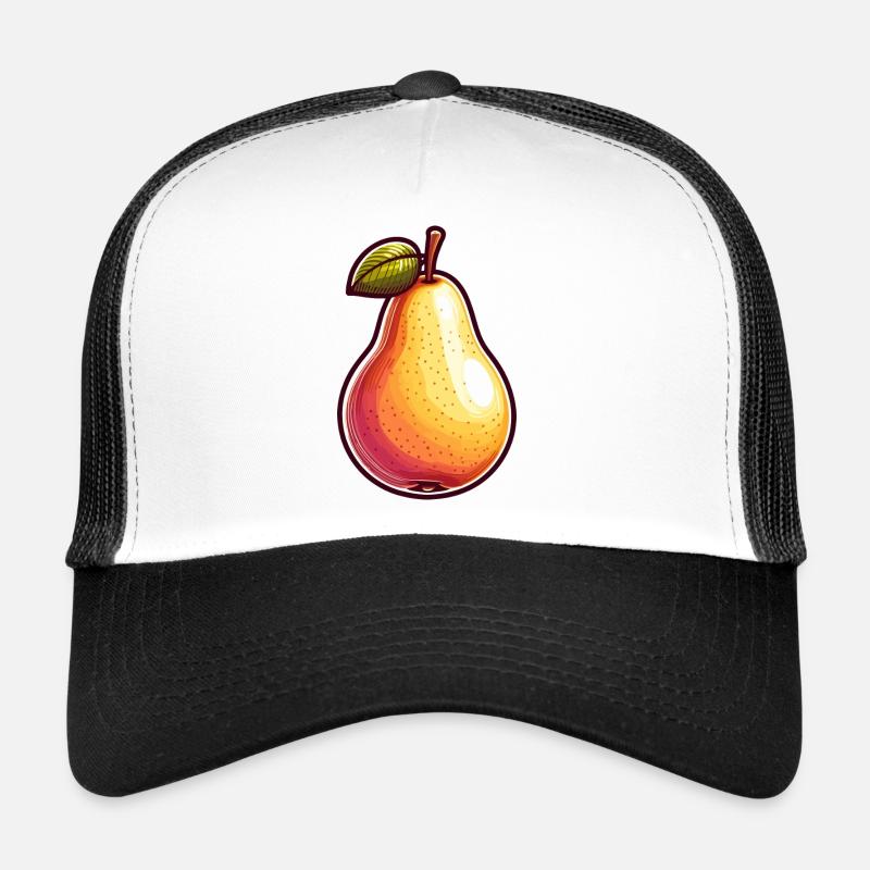 Pear fruit Trucker Cap