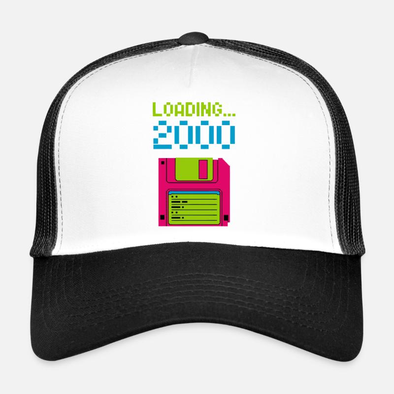 Loading 2000 Disketten-Design Retro Pixel Design Trucker Cap