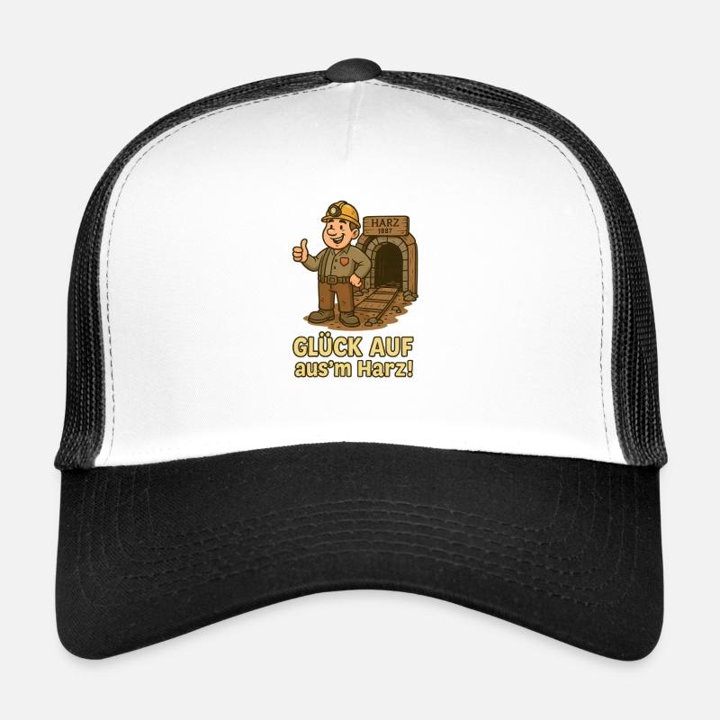 Luck on Harz Mine Mining Buddy Trucker Cap