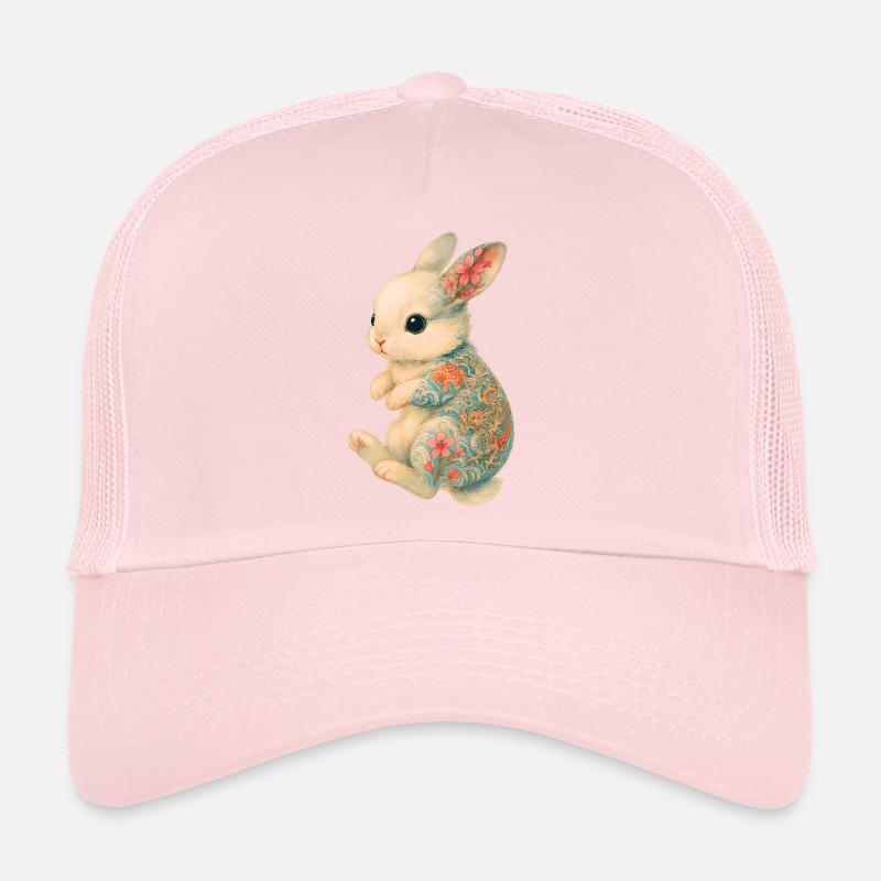 Yakuza Bunny – Soft Fur, Bold Ink Trucker Cap