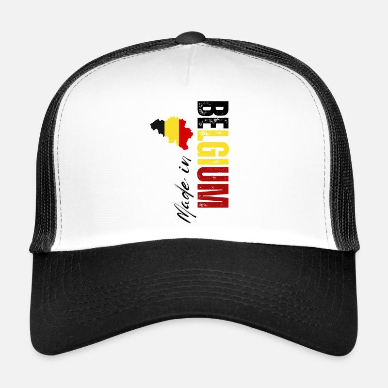 Fabriqué en Belgique, conception verticale Casquette trucker 