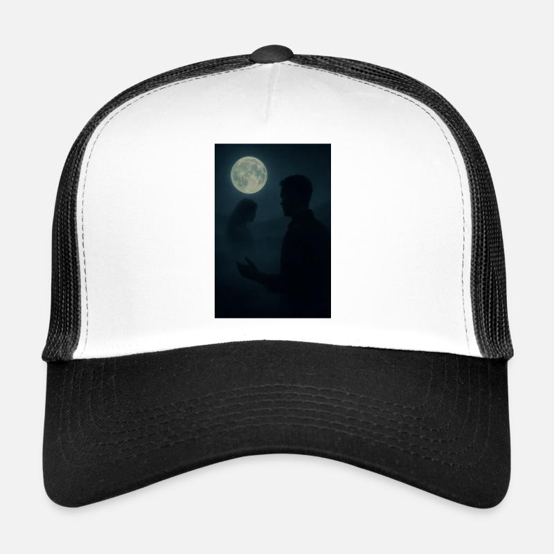 Moon Night Relationship Trucker Cap