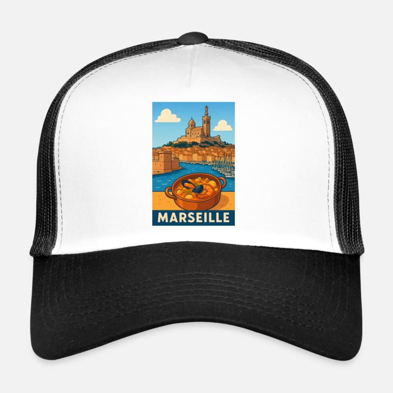 Cuisine de Marseille dans un Paysage Iconique Casquette trucker 