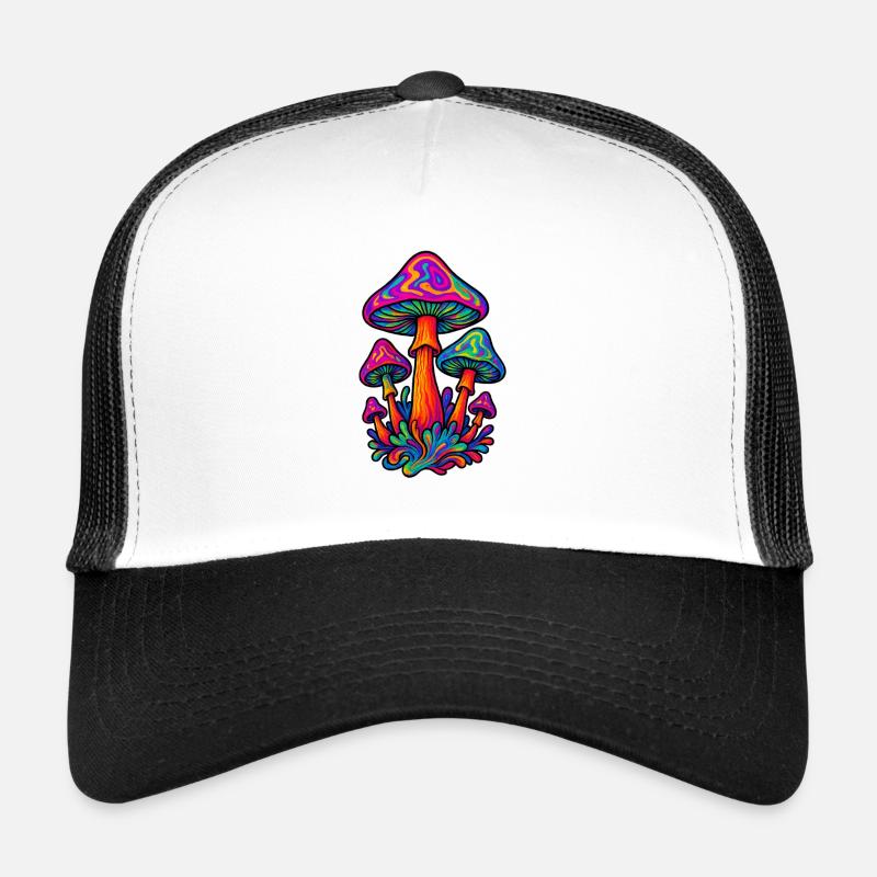 Neon-Pilz-Illustration Trucker Cap