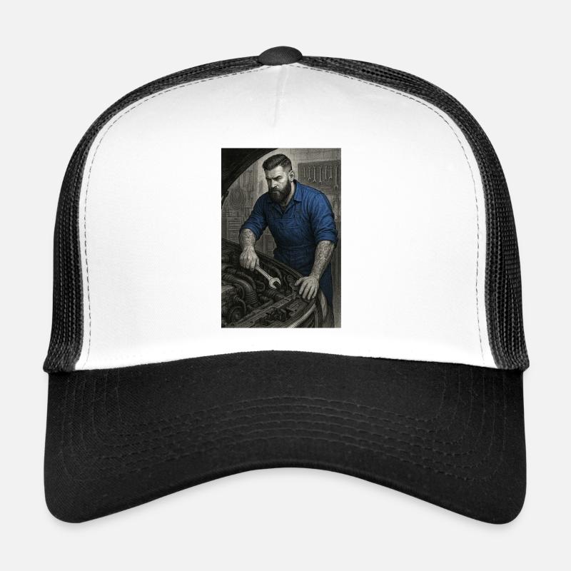 Artisan industriel avec clé Casquette trucker 