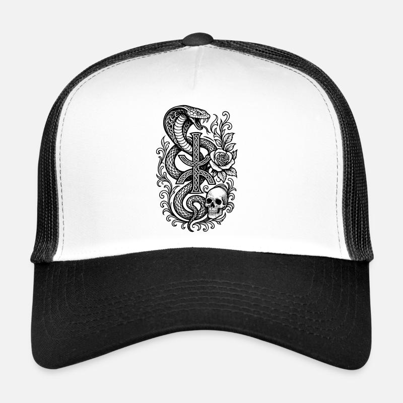 Abstraktes Design Amazigh Symbol YAZ Trucker Cap