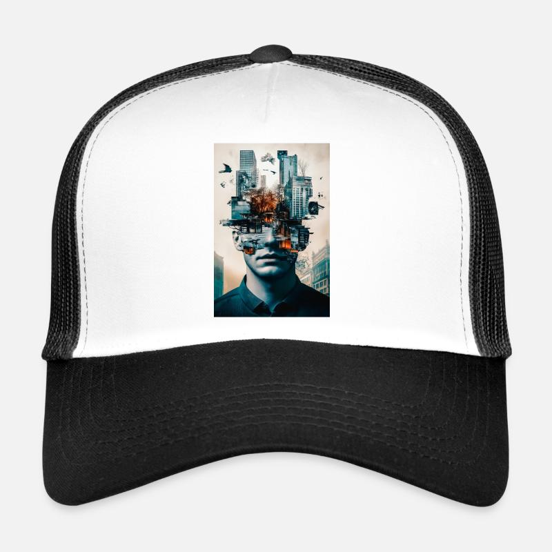 Ville Intérieure Mentale Casquette trucker 