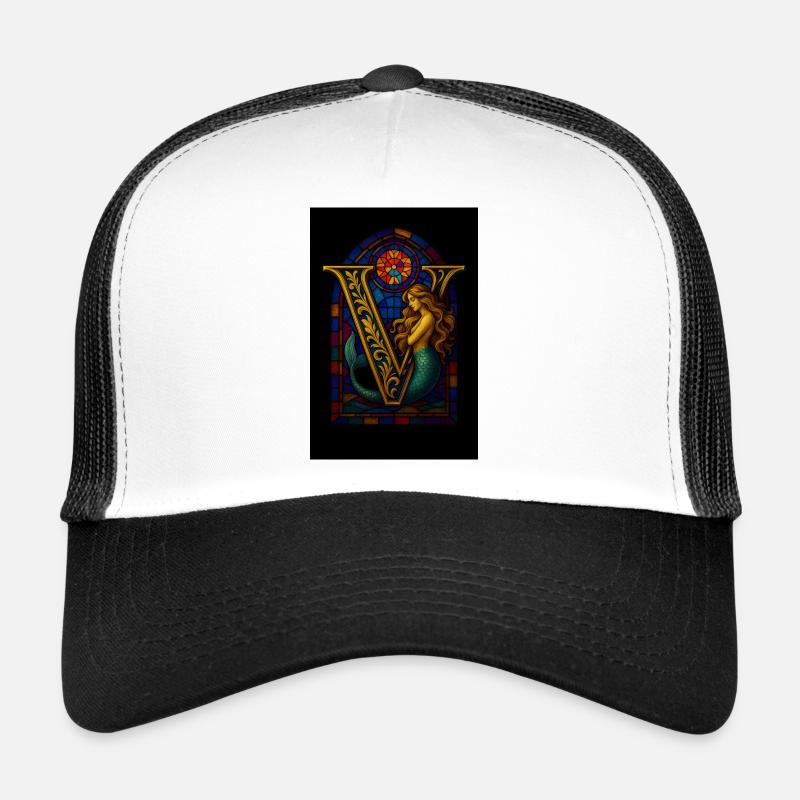 V – Magic Ornament with Mermaid Trucker Cap