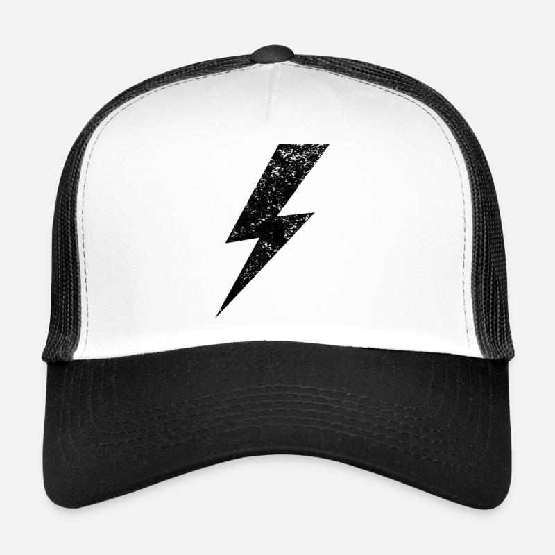 Brouillard abstrait en 3D bleu et gris Casquette trucker 