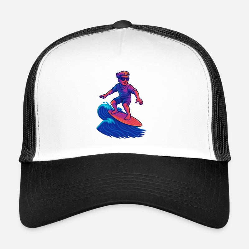 Surfeur de vagues Casquette trucker 
