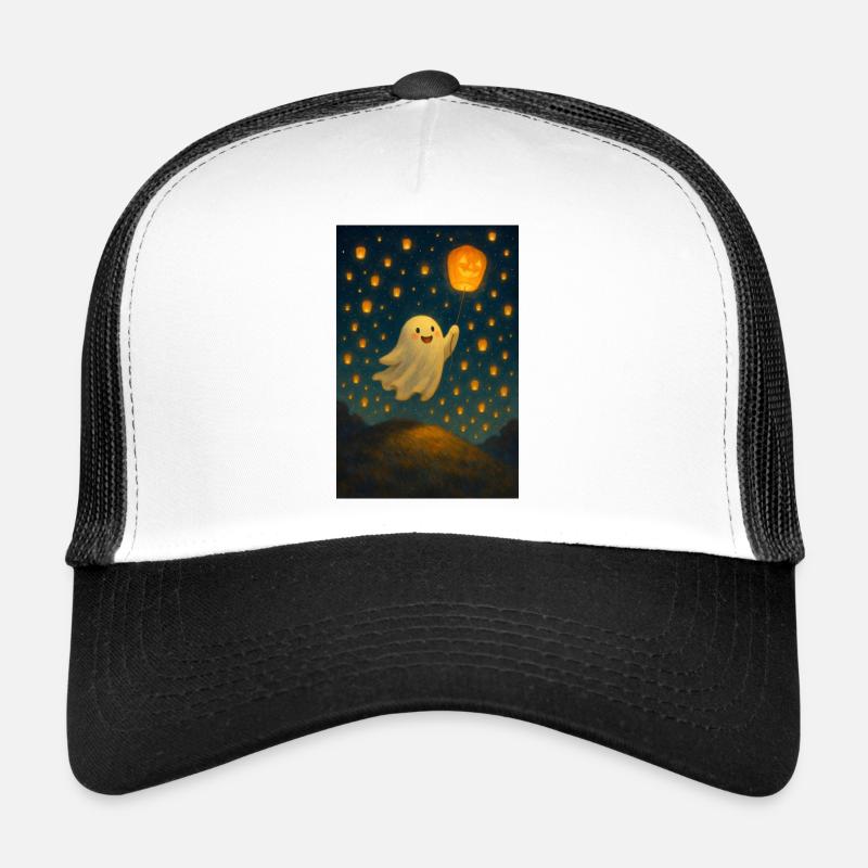 Geist mit Kürbislaterne Trucker Cap