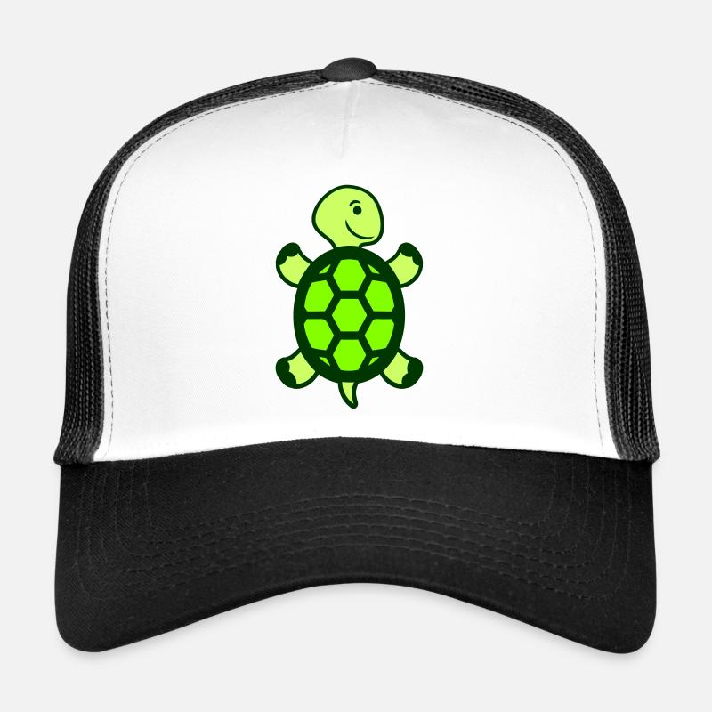 Turtle Holds Tight Wall Climbing Cute Trucker Cap