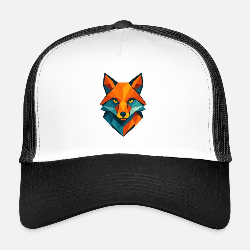 Renard | Tête de renard Impression / Impression / Design Casquette trucker 