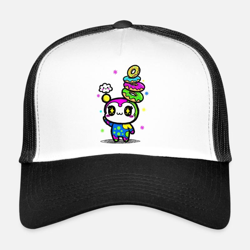 Tour de beignets kawaii Casquette trucker 