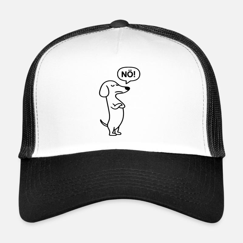 Non! - Casquette trucker  - blanc/noir