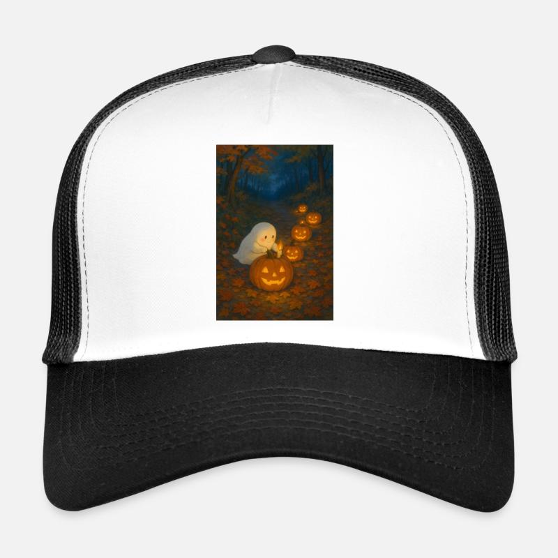 Halloween Ghost Cute Trucker Cap