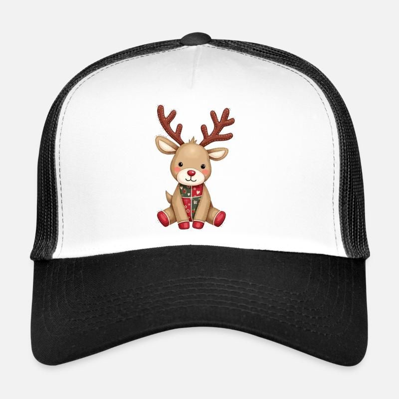 Patchwork Renne Amour d’hiver Casquette trucker 
