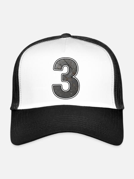 Rusty Industrial Number 3 - Trucker Cap - white/black - Front