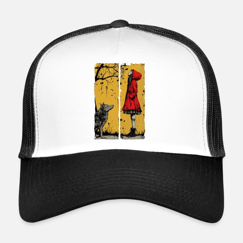Le Petit Chaperon Rouge et le Loup Casquette trucker 