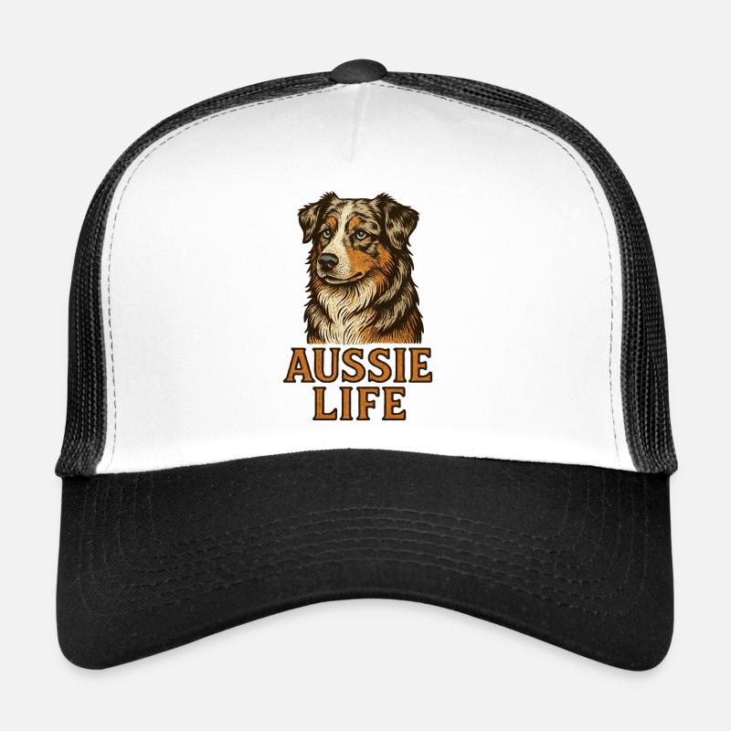 Australian Shepherd Dog - Australian Shepherd Trucker Cap