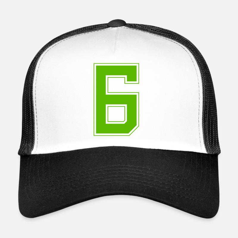z6 - Trucker Cap - Weiß/Schwarz