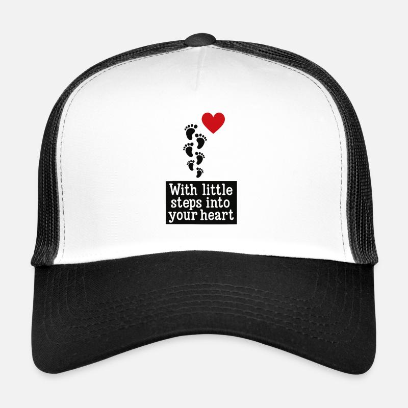 With small steps into your heart ❤️ Trucker Cap