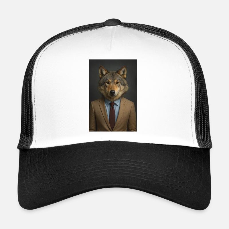 Loup en costume Casquette trucker 