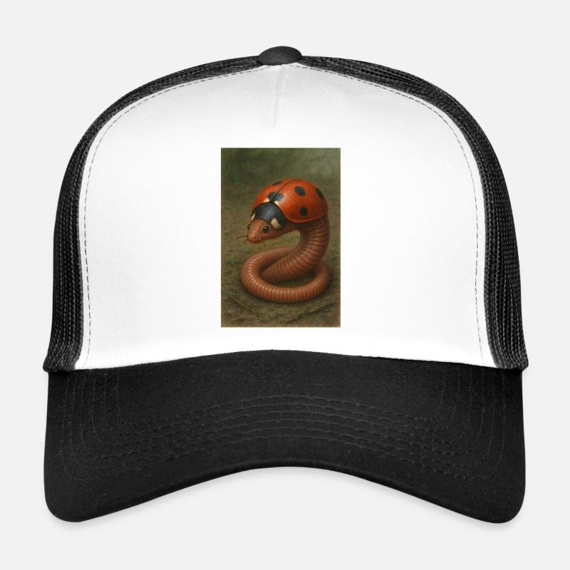 Ladybug and earthworm Trucker Cap