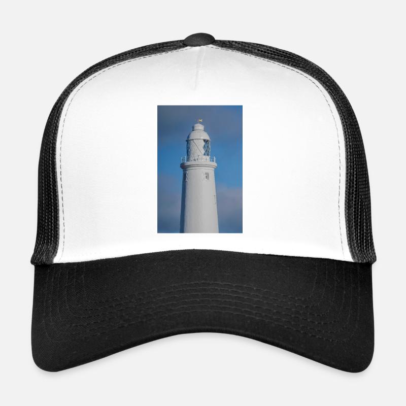 St Marys Lighthouse Close Up Trucker Cap