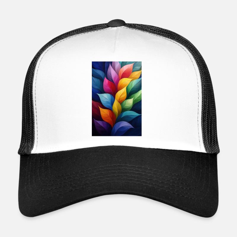 Abstract plant illustration Casquette trucker 