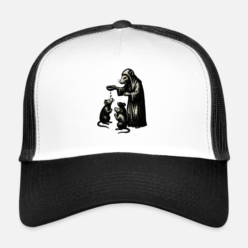 Médecin de la peste et rats – Vintage Casquette trucker 