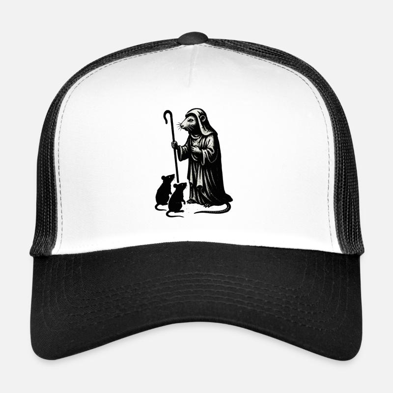 Médecin de la peste et souris Casquette trucker 