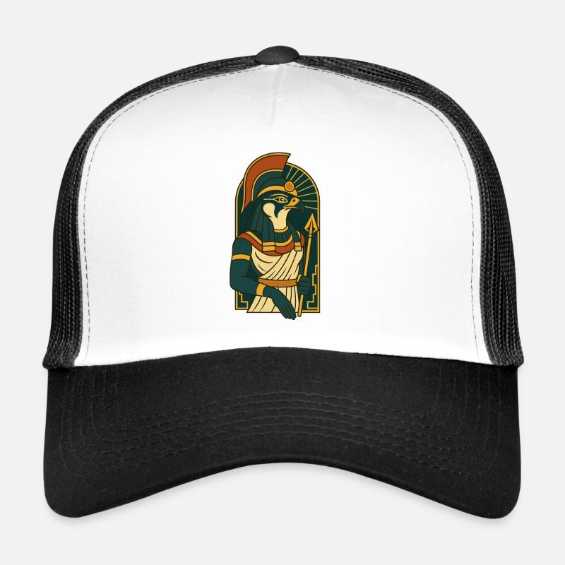 Horus - Casquette trucker - blanc/noir