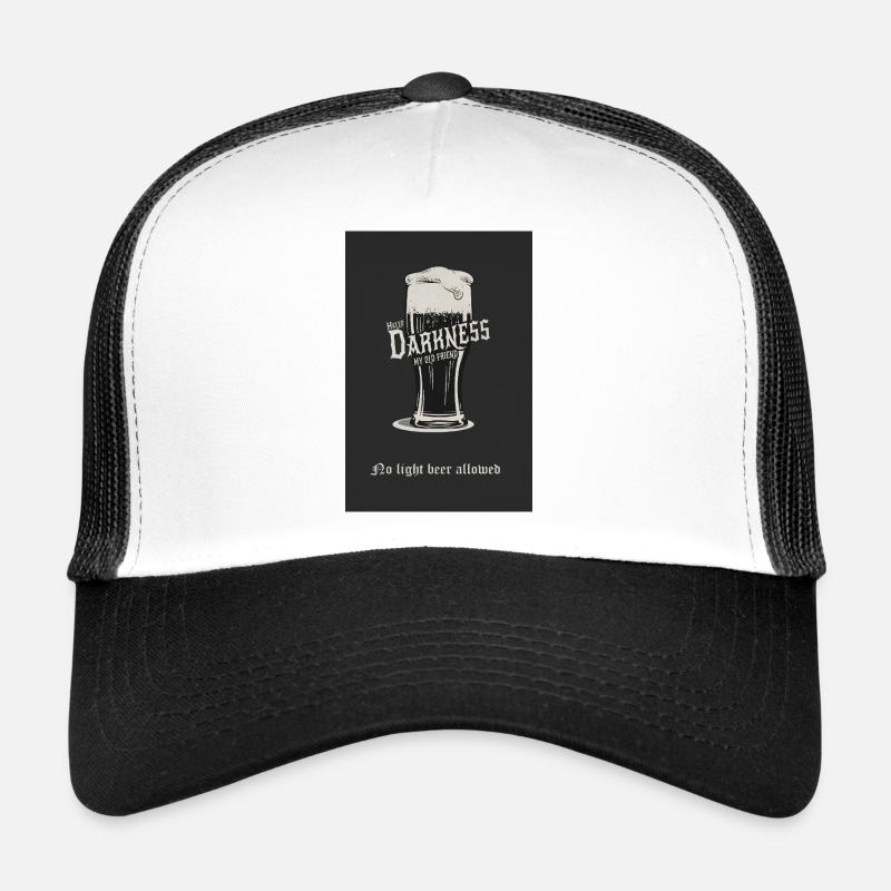 No Light Beer Allowed – Dunkles Bier Design Trucker Cap