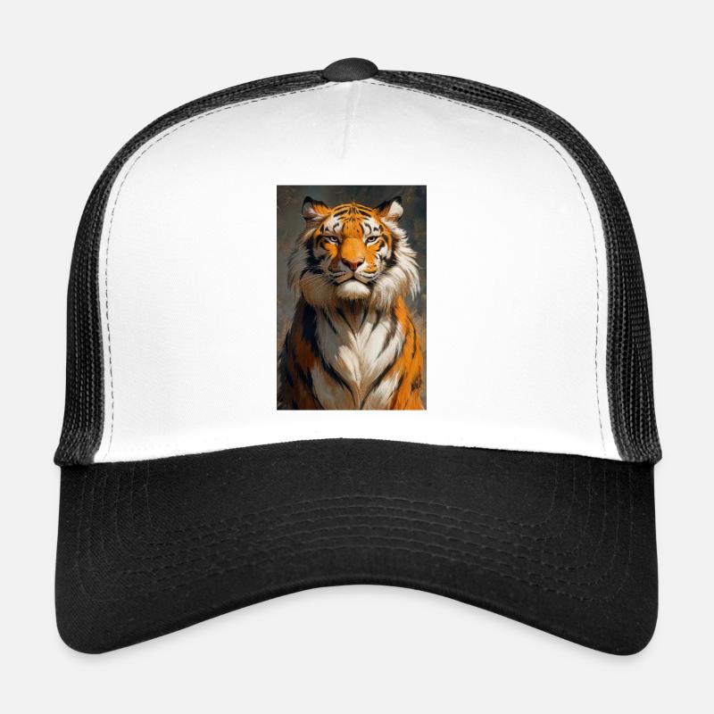 Illustration eines Tigers Trucker Cap