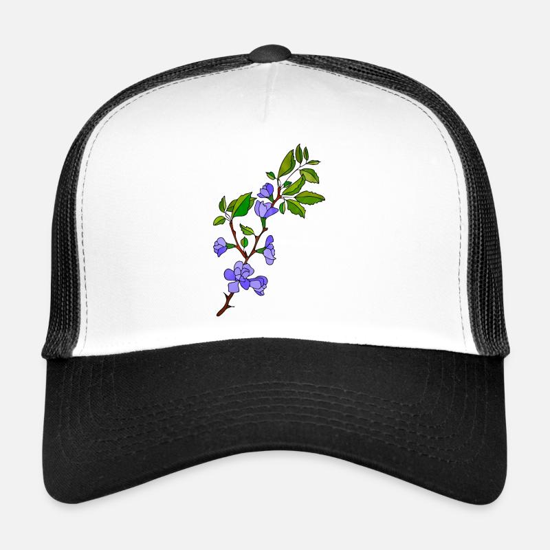 Fleur Casquette trucker 