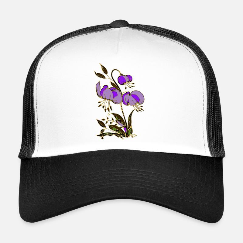 Fleur Casquette trucker 