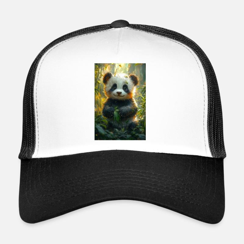 Illustration eines Pandas Trucker Cap
