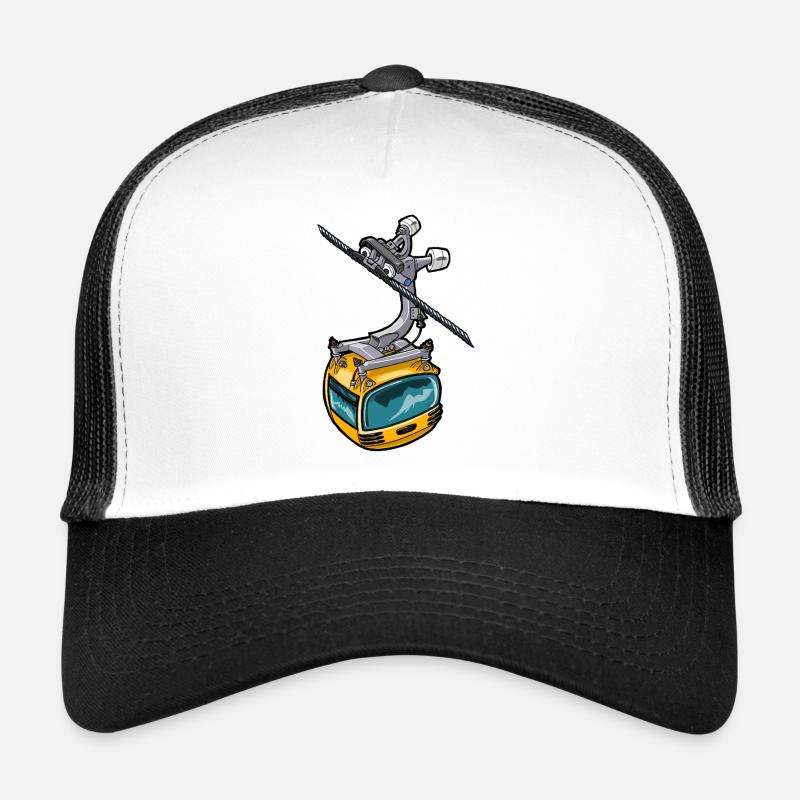 1422-gondole-JAUNE Casquette trucker 
