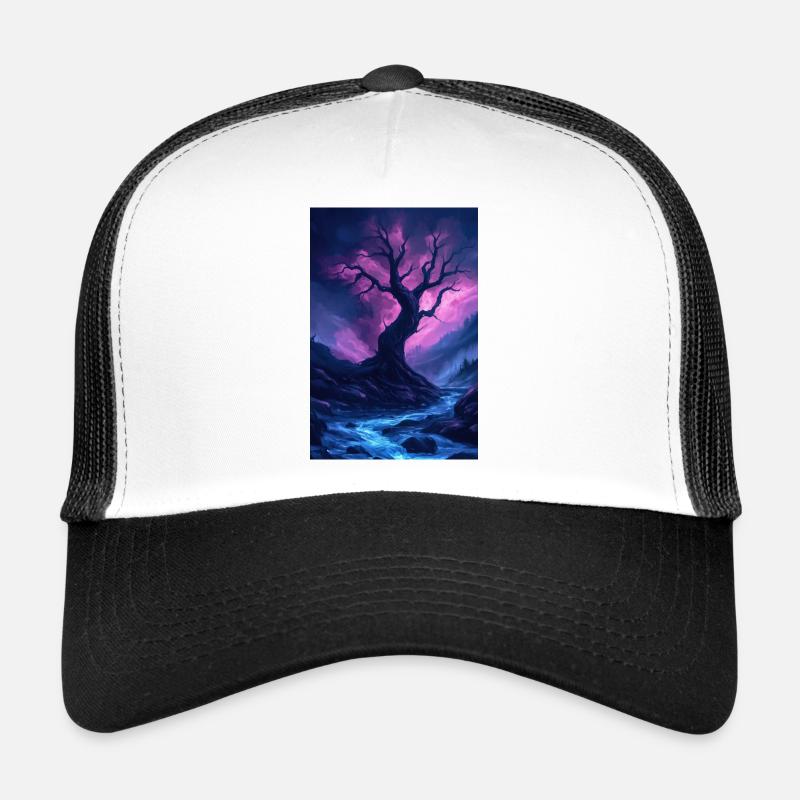 Dark fantasy illustration Casquette trucker 
