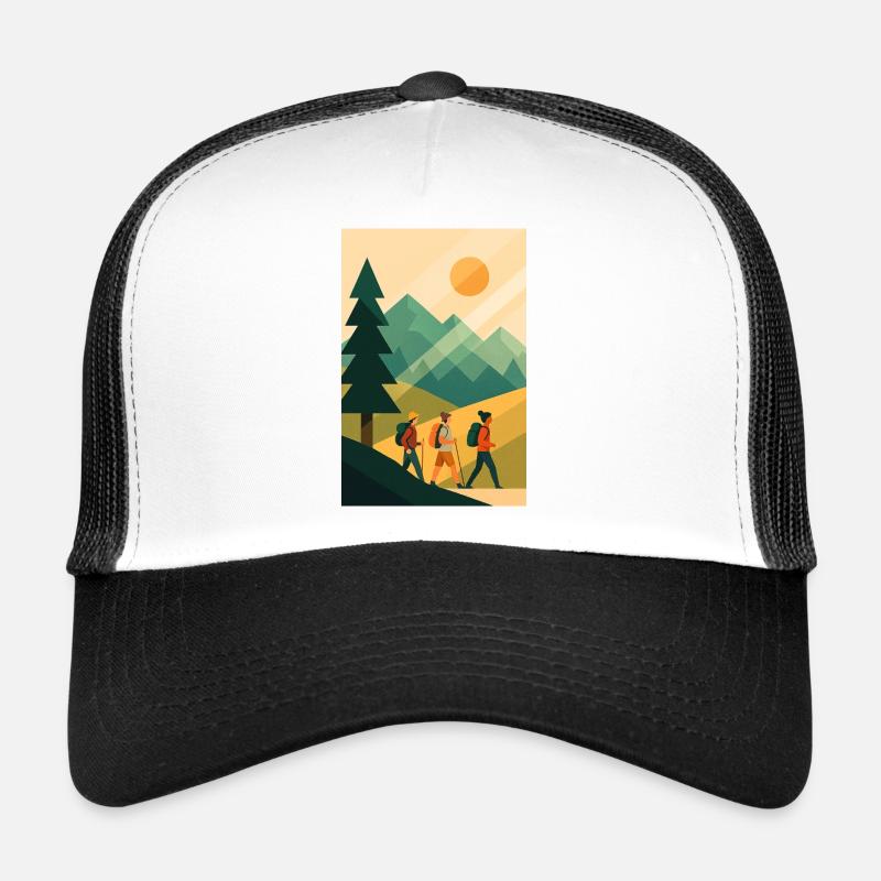 Aventure Montagneuse Minimaliste Casquette trucker 
