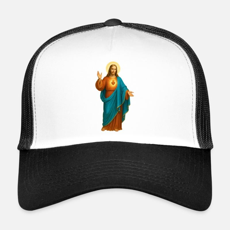HerzJesu Ikonischer Druck Trucker Cap